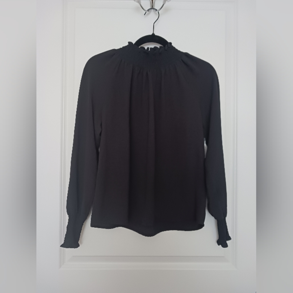 NWT Nine West - Turtleneck Black Blouse!